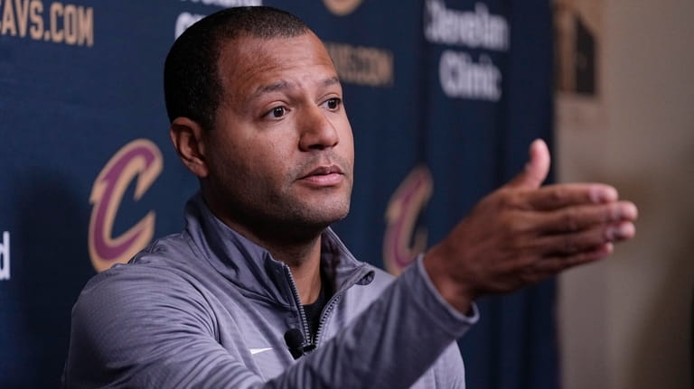 Koby Altman, president of basketball operations for the Cleveland Cavaliers,...