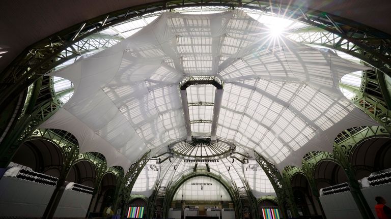 A view of the Grand Palais, the venue that will...