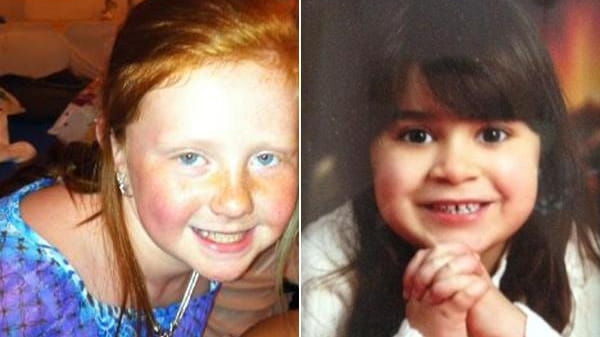 Harlie Treanor, 11, and Victoria Gaines, 8, died when a...