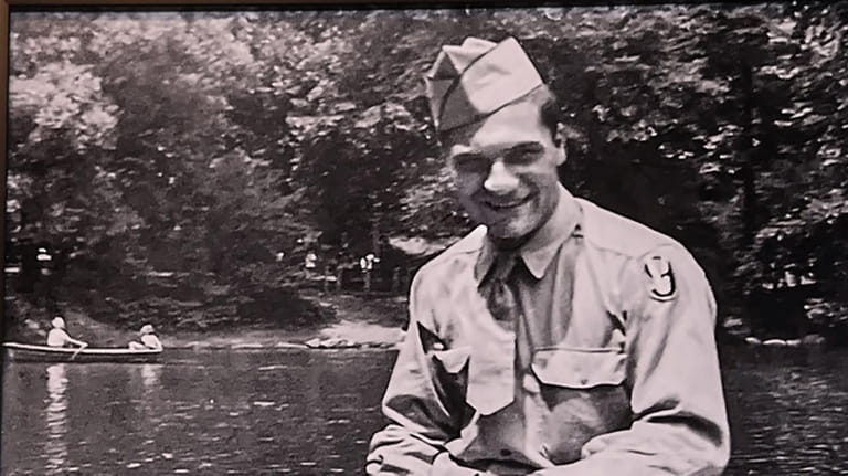 Dominick Critelli in a World War II-era photograph. 