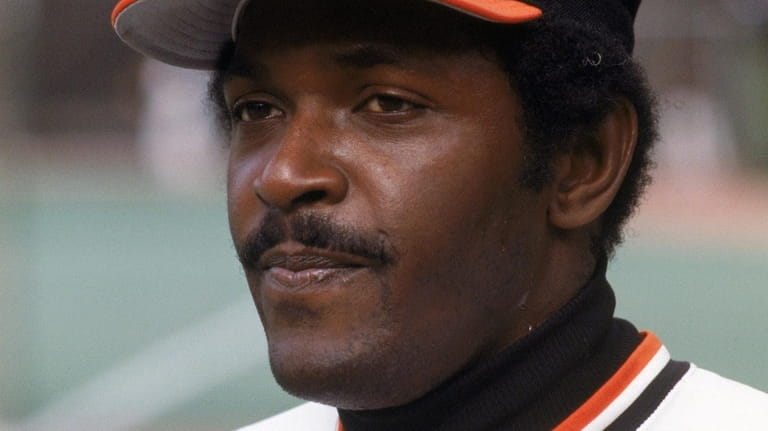 Vida Blue of the San Francisco Giants poses for a...