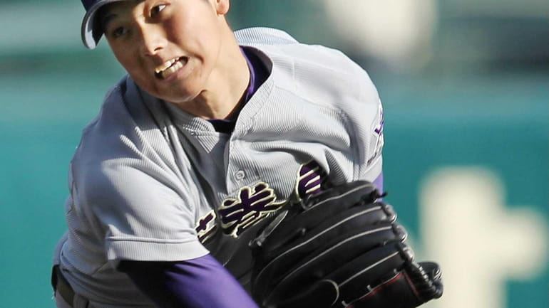 Shohei Otani, Japanese high school pitcher, firm on MLB plans - Newsday