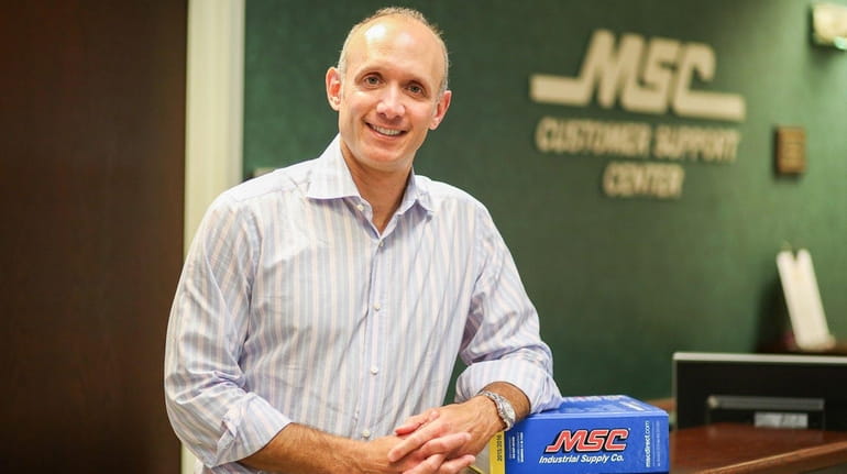 Erik Gershwind heads MSC Industrial Direct Co. in Melville, which...