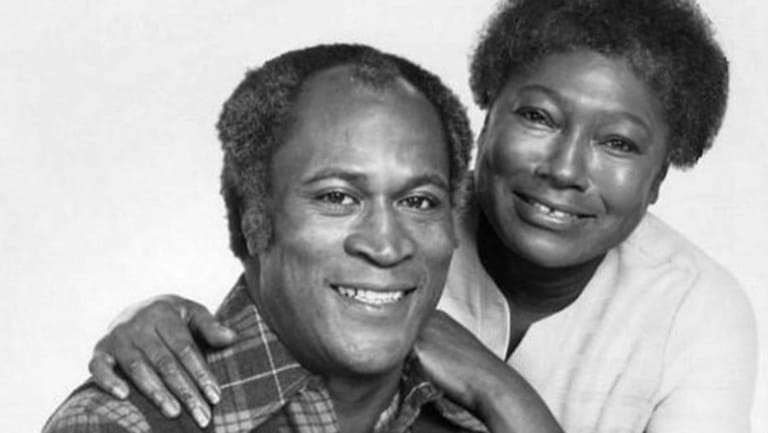 John Amos and Esther Rolle of "Good Times."