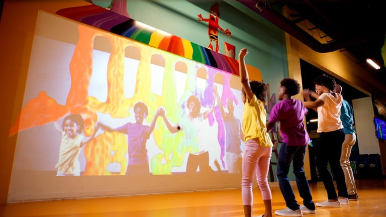 More than 20 hands-on activities await visitors to the Crayola...