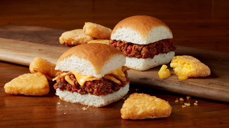Sloppy joes and fried mac 'n cheese bites are available...