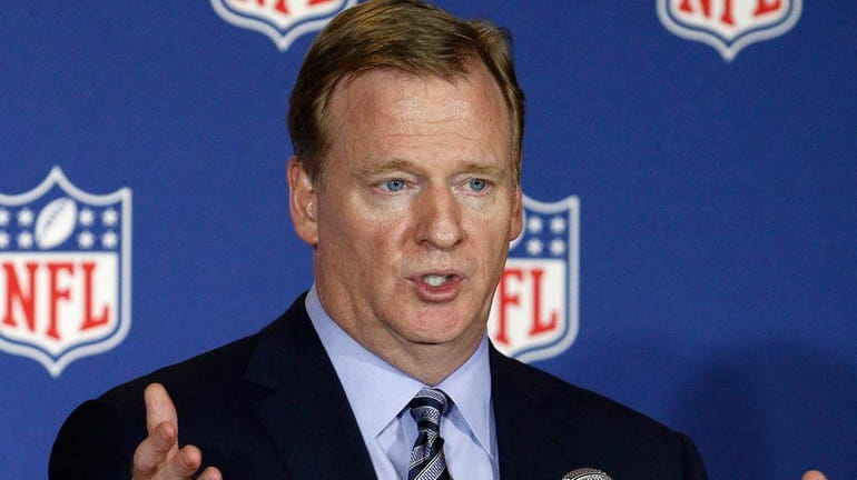 In this May 24, 2016, file photo, NFL commissioner Roger...