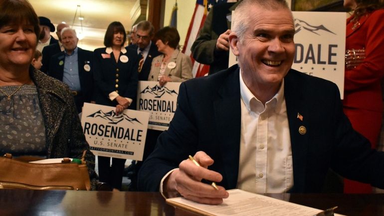 Montana Republican Rep. Matt Rosendale files paperwork to run for...