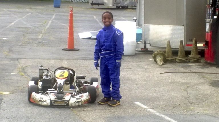 Nicholas Rivers at a Go-Kart race in 2012. The high...