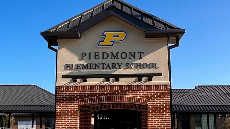 Piedmont Elementary School is seen in Piedmont, Ala., on Thursday,...
