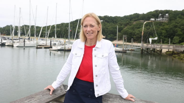 Port Jefferson Mayor-elect Lauren Sheprow, seen Thursday, will be sworn into office...