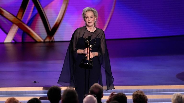 Jean Smart accepts the award for outstanding lead actress in...