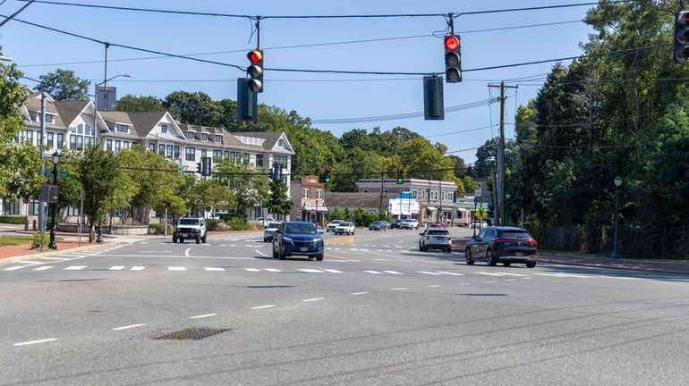 New York Ave. looking south near Olive St. on Thursday...