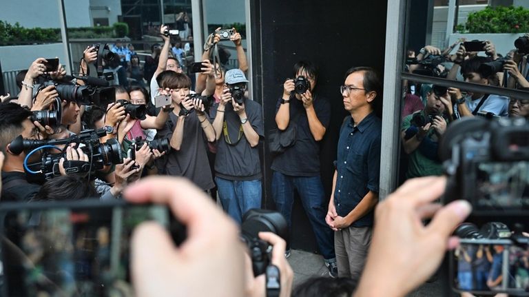 Chung Pui-kuen, the former chief editor of Hong Kong's now-shuttered...