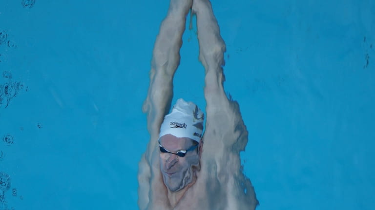 Ryan Murphy swims during a training session Tuesday, Feb. 13,...