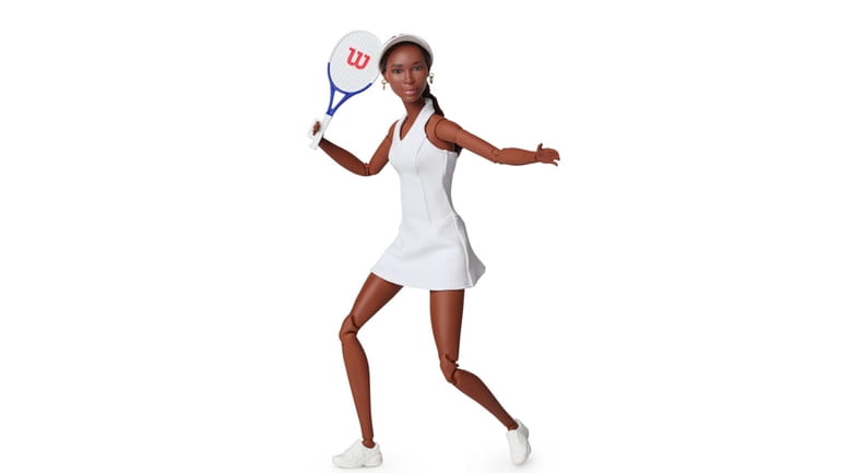 This photo provided by Mattel Inc., shows a Venus Williams...