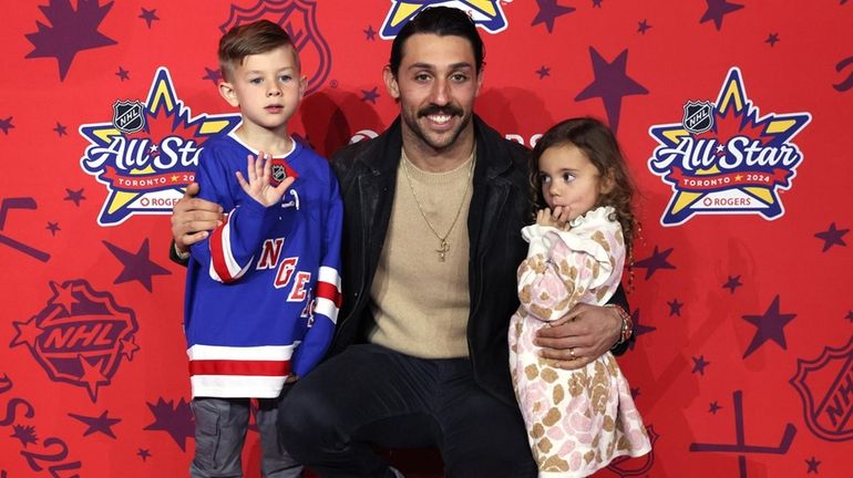 Vincent Trocheck of the York Rangers poses for a photo...