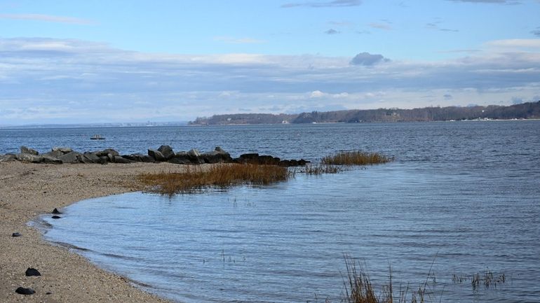 A view looking towards the water from Laurel Hollow Village...