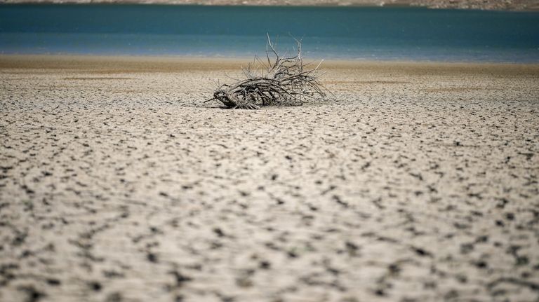 Fanaco Lake that provides water to a vast part of...