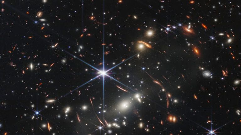 This image provided by NASA shows galaxy cluster SMACS 0723,...