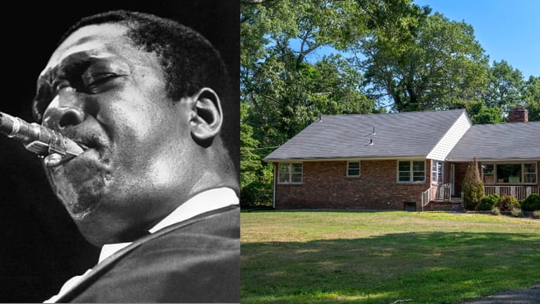 John Coltrane lived in this Dix Hills home, where he...