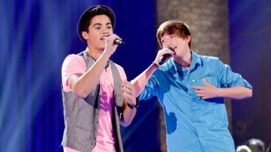 Forever in Your Mind, including Holbrook's Emery Kelly, left, perform...