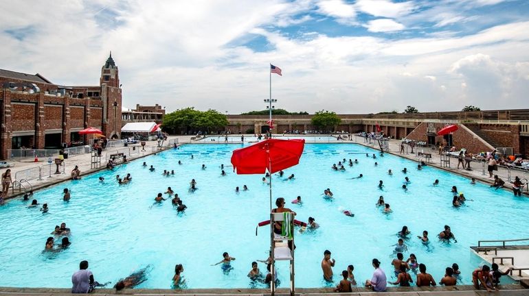 The West Bathhouse Pool at Jones Beach Wednesday July 17,...