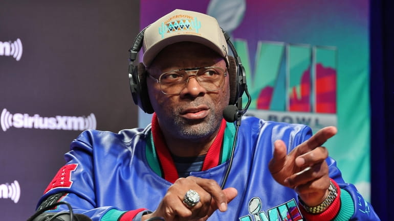 Carl Banks attends SiriusXM At Super Bowl LVII on February...