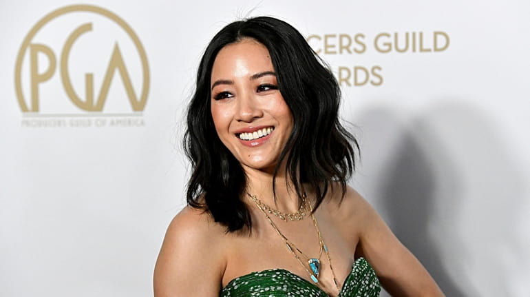 Constance Wu, seen in January, reportedly gave birth to a...