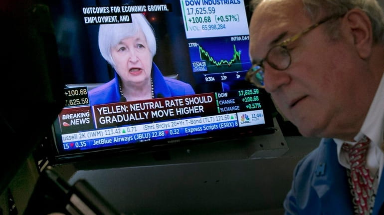 Federal Reserve Chair Janet Yellen explains the Fed's decision to...