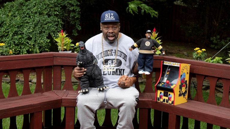 Biz Markie was an avid toy collector. He is seen...