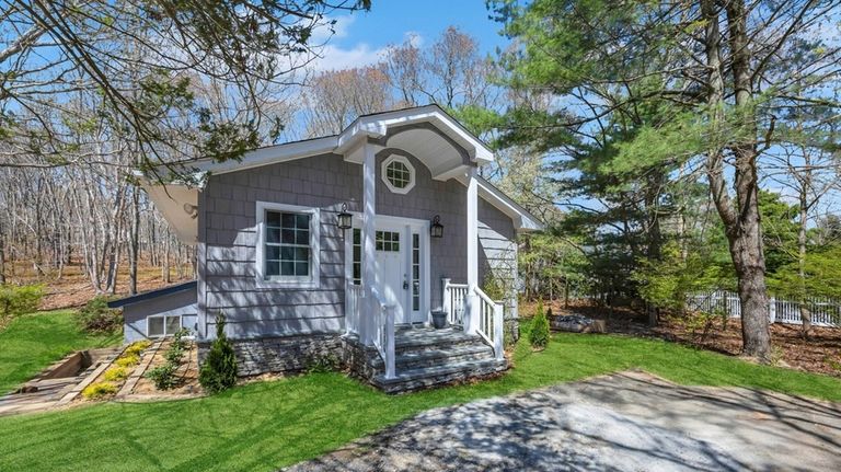 This $999,999 East Hampton home contains two bedrooms.