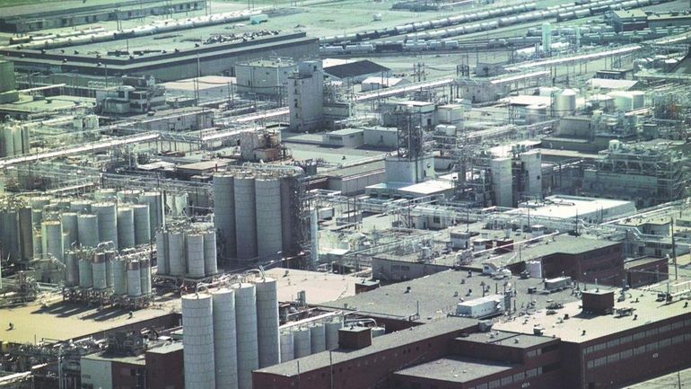 The Dow Chemical Co., in Midland, Mich. is shown in...