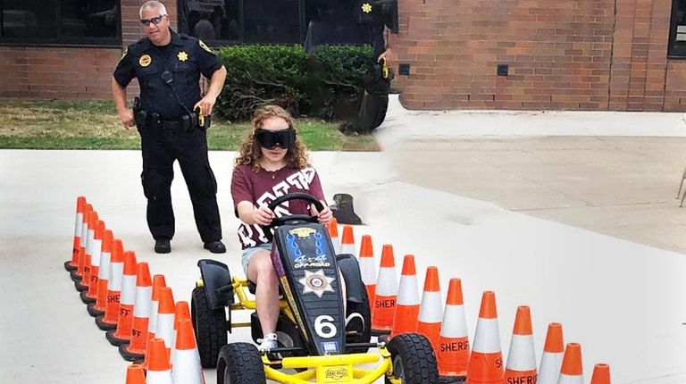 In Middle Island, driver education students at Longwood High School...