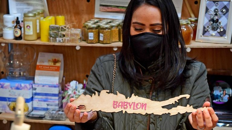 Newsday reporter Daysi Calavia-Robertson shops at Hitch LI in Babylon.