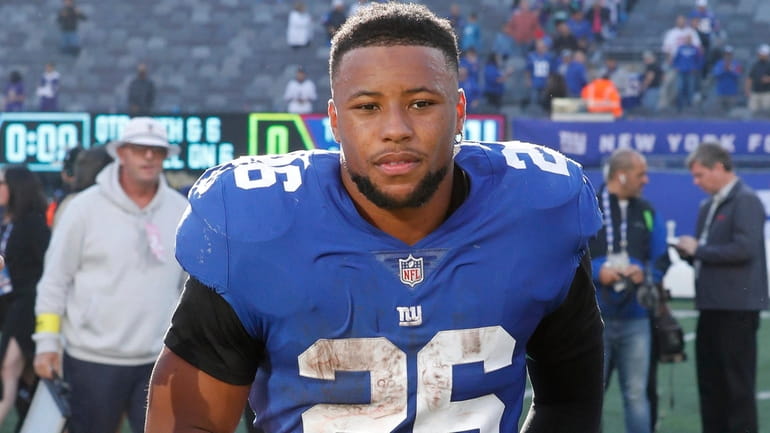 Giants coach on if Saquon Barkley will play vs. Eagles: 'I hope so