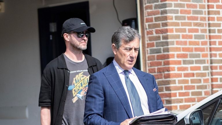 Justin Timberlake leaves his arraignment in Sag Harbor on June 18...