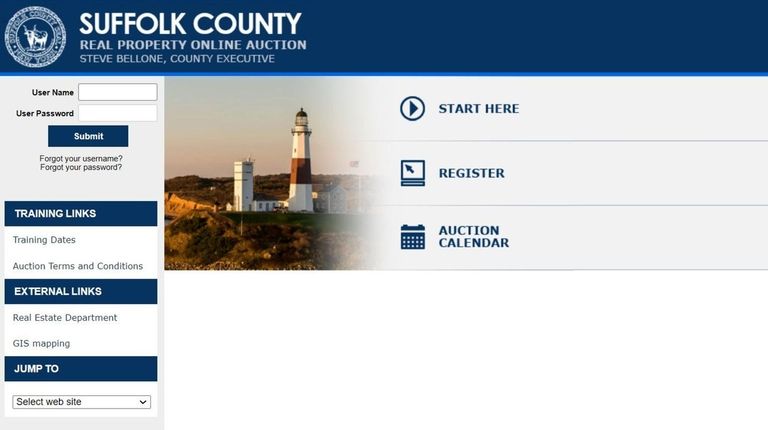 Suffolk County is using a virtual auction for the first...