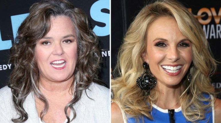 Rosie O'Donnell, left, and Elisabeth Hasselbeck are among the subjects in...