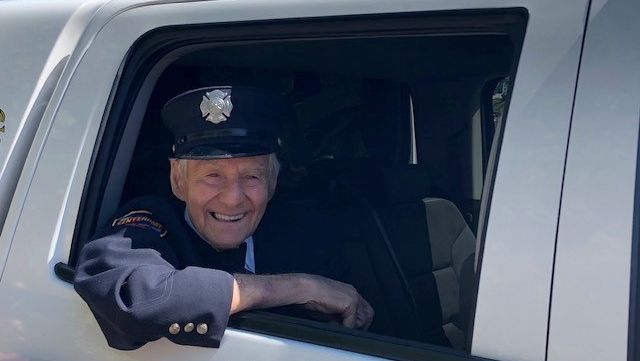 Len Hickerson, a life member of the Centerport Fire Department,...