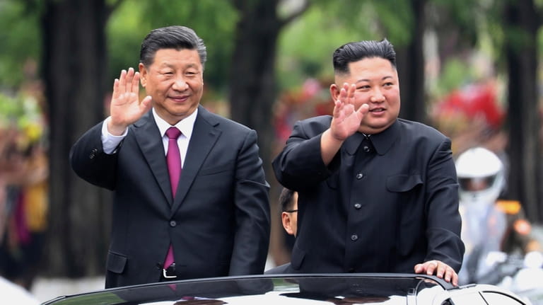 In this June 20, 2019, file photo released by China's...