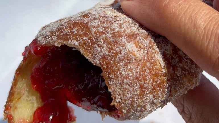 The fried jelly croissant at Montauk Bake Shoppe.