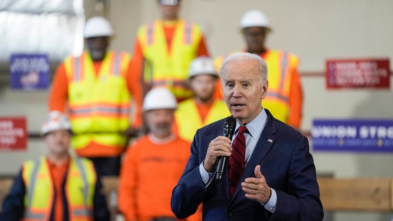 President Joe Biden delivers remarks on his economic agenda at...