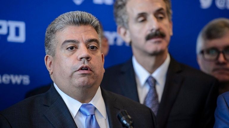 Eric Gonzalez, acting Brooklyn district attorney, seen here on Tuesday,...