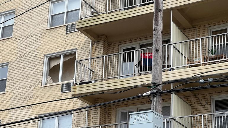 A fire in this fourth-floor apartment in Long Beach forced...