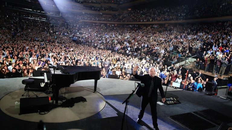 All eyes were on Billy Joel during a Madison Square Garden...