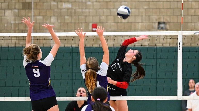 Cailey White’s 24 kills led Center Moriches, which also got...