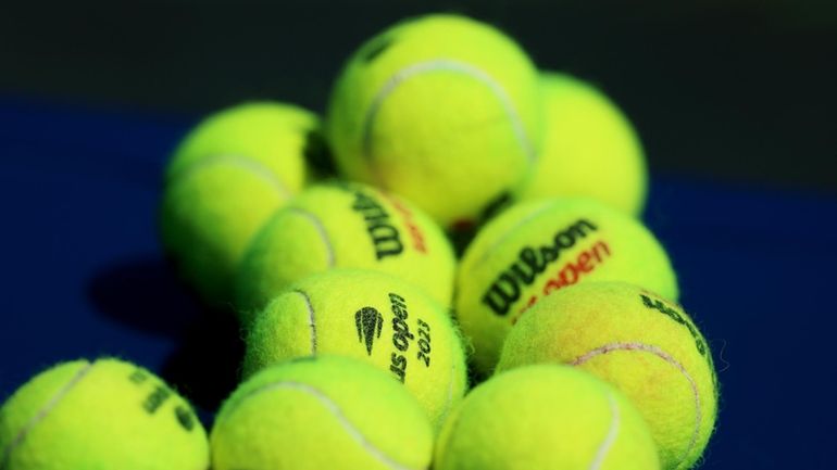 Tennis balls at the USTA Billie Jean King National Tennis...