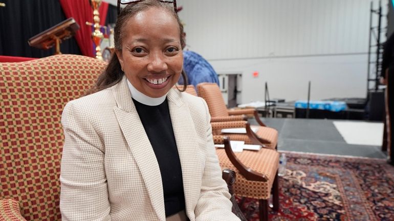 Rev. Dorothy Sanders Wells, a native of Mobile, Ala., sits...