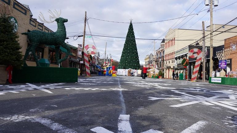 The Holiday Spectacular on Wall Street in Huntington Village. A...